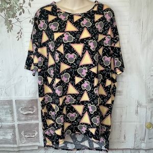 LuLaRoe Disney Irma Womens Minnie Mouse Hi Lo Casual T Shirt Top Sz. M Medium
